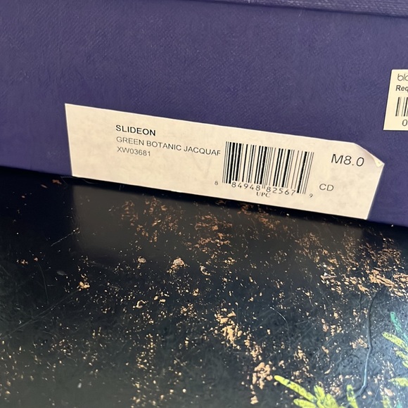 Cute leafy pattern think heel - Picture 2 of 5